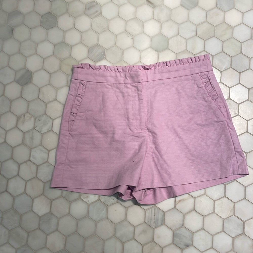 J. Crew women’s shorts with ruffled waist and pockets